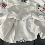 Ecowish  White Floral Dress Size Small Photo 7