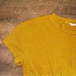 Lush Clothing Lush Knotted Front Striped Short Sleeve Tee Photo 3