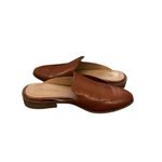 Madewell Frances Loafer Mule Leather Burnished Mahogany classic coastal fall Brown Size 7.5 Photo 3