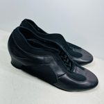 Women Salsera Bachata Black Leather Dance Shoes Size 10 Photo 1
