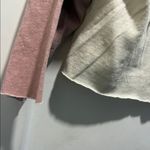 POL  Pink and Cream Cropped baseball T. Rough edge. Size S Photo 2