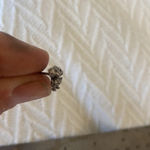 None Sterling silver Little mice earrings holding cheese studs Photo 2