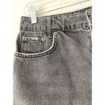 BDG  Urban Outfitters Black Denim Mini Skirt Raw Hem Distressed Sz M Grunge Edgy Photo 2