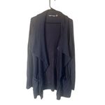 Athleta  Navy Blue Wrap Style Knit Athletic Cardigan Sweater Women Sz S Photo 3