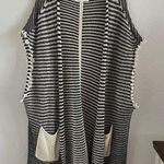 Sloane Rouge Longline Knit Bohemian Boho Oversized Vest Cardigan SR XS/S Photo 0