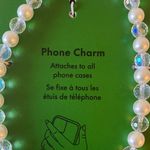 Kate Spade : Faux Pearl/Aqua Blue Bead Phone Charm Photo 2