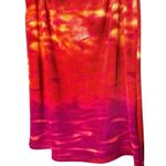 Vintage Expressions Y2K‎ Red Orange Sunset Skirt Size 14 Photo 1