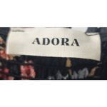 Adora Smocked Floral Jumpsuit Wide‎ Leg Sleeveless Black Photo 1