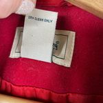 L.L.Bean Womens Double Breasted Red Wool Cashmere Peacoat Thinsulate size 12 Photo 9