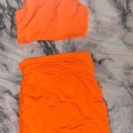 Neon Orange Two Piece Set Size M Photo 0