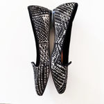 Dolce Vita Tweed Pointed Toe Flats Shoes Women's Size 8.5 Black White Photo 5