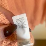 Aerie Cozy Up Waffle Hooded Peach Sweater Photo 5