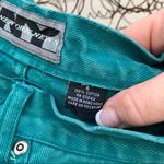 Vintage 90s New York News teal high rise taper jeans Green Size 6 Photo 4