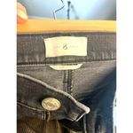 Lou & grey Black Gray Wash High Waist Straight Cropped Undone Hem Jeans sz. 26 Photo 4