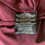 Burgundy Red Backless A Photo 8