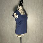 Akris Punto  Navy Cap Sleeve Tank Top Photo 1