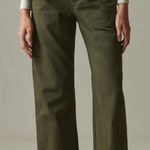 American Giant Women's Wide Leg Pant Size Utility Pants Workwear Made in USA Green Photo 0