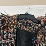 fab'rik Fab’rik Multicolor Tweed Cropped Blazer Jacket Photo 9