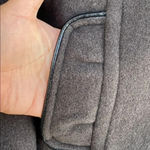 Rudsak wool leather trim coat sz medium Gray Photo 8