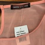 Happening in the present Peach Sheer Blouse- NWT Photo 2