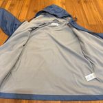 Calvin Klein  Women's Fleece Lined Blue Windbreaker XL Full Zip Hooded Jacket EUC Photo 10