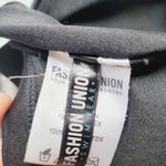 Fashion Union  Swimwear Halter Triangle Bikini Top Black XS NEW Photo 2