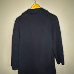 Quince Women’s Sweater Blazer Navy Open 2 Front Pockets 100% Organic Cotton XL Photo 3