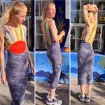 Mara Hoffman NWT Misun Rising Sun Midi Dress Size Medium Photo 8