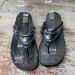 Minnetonka  black leather sandals 7 Photo 4