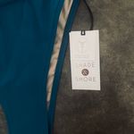 Shade & Shore Women's Tunneled Ultra High Leg Bikini Bottom - Teal Blue Photo 10