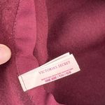 Victoria's Secret Vintage Victoria Secret Wide Brim Wool Floppy Brim‎ Hat Wine Burgundy elegant Photo 8