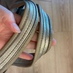 Coach  Ergo Kisslock Silver Pleated Leather Bag Metallic 12831 Shoulder Photo 1