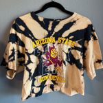 Fork Em ASU Sub Devils Acid Washed Cropped Shirt Multiple Size M Photo 0