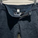 Roz & Ali  women's dark blue bermuda above knee cotton blend shorts size 8 Photo 7