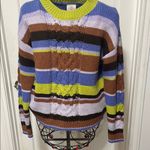 st. john's bay 🌻🌻🌻BOGOHO 🌻🌻🌻 Cozy Purple and Brown Crew Neck Sweater-Large Photo 3