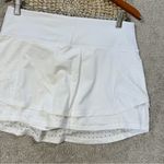 Athleta Women’s Stealth Trucool Skort Skirt Pull On Golf Tennis in White Size M Photo 3
