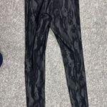 Ymi Black Camouflage Leather Pants Photo 2