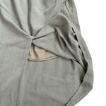 Sage Green Linen Maxi Skirt Flowy Drawstring Waist Lined Lightweight Women’s S Photo 2