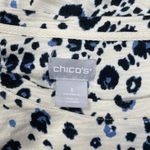 Chico's 3/4 Sleeve Leopard Print T Shirt One Pocket Top Women's Size 3 (XL) Photo 4