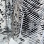 Nike Running Lightweight Windbreaker Zip Jacket | S | EUC | Black/White | Geo Photo 3