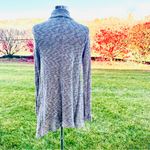 American Eagle  Outfitters Gray and Pink Draped Cardigan Photo 7