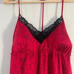 Apt. 9  Pink Floral Chemise Black Lace Nightgown Sleepwear Soft Comfy Casual Photo 2