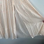 Ronny Kobo Womens Medium Kensington Polka Dot Maxi Skirt Orange Photo 3