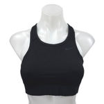 Nike Women's Black Classic Cross Back Sleeveless Logo Sports Bra Crop Tank Top S Photo 0