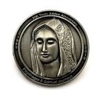 Pilgrimages and Spirtitual Journeys vintage pin Silver Photo 0