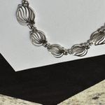 Women’s Silver Tone Metal Choker Style Costume Necklace Photo 5