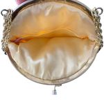 Mister Ernest Vintage Cream Gold Beaded Coin Purse Handbag Mini Bag Photo 3