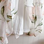 NWT Lulus Romantic Possibilities‎ White Pink Floral Print Maxi Dress Size Large Photo 9