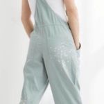 Aerie Women's Werk Play Twill Pain Splatter Green Overalls XS Photo 1