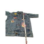 Warner Bros. looney Tunes Denim Trucker Jacket Sz XS Oversized Blue Photo 3